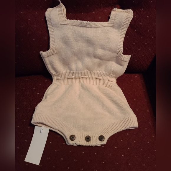 Simplee Kids Pink knit Romper Size 80 (12 to 18 months) - Picture 2 of 3